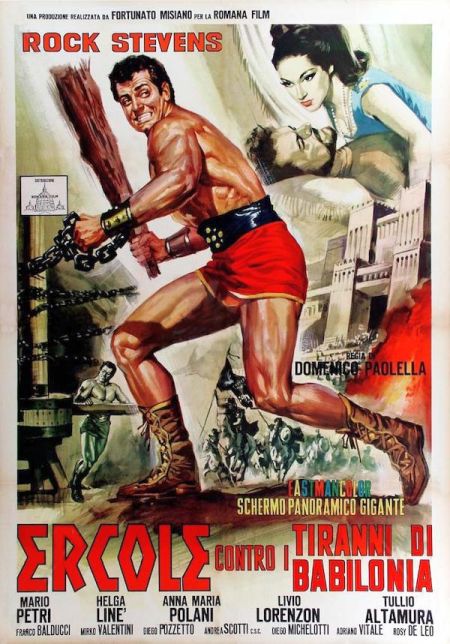 Poster for the movie Ercole contro i tiranni di Babilonia