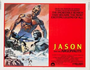 Half sheet or lobby card for the movie Jason and the Argonauts