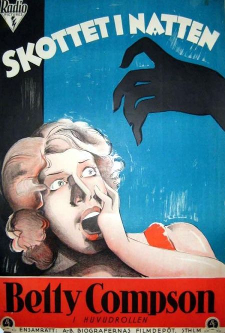 Swedish poster for the movie Midnight Mystery