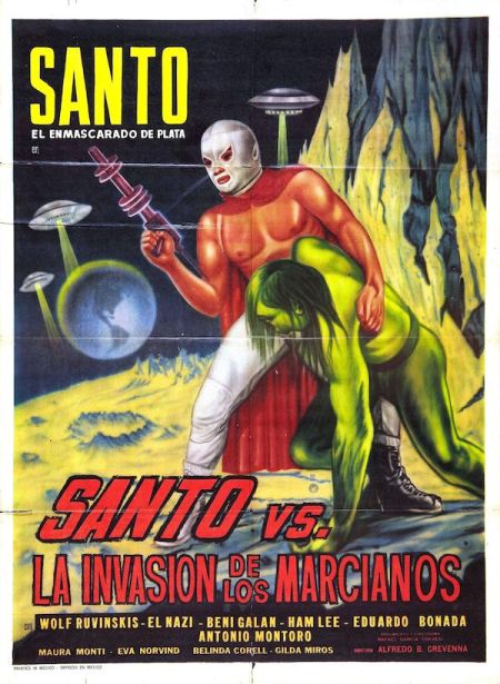 Santo el Enmascarado de Plata vs ‘La invasión de los marcianos’ (1967)