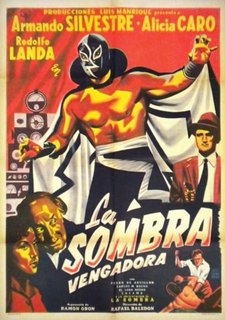 Poster for the movie La Sombra Vengadora