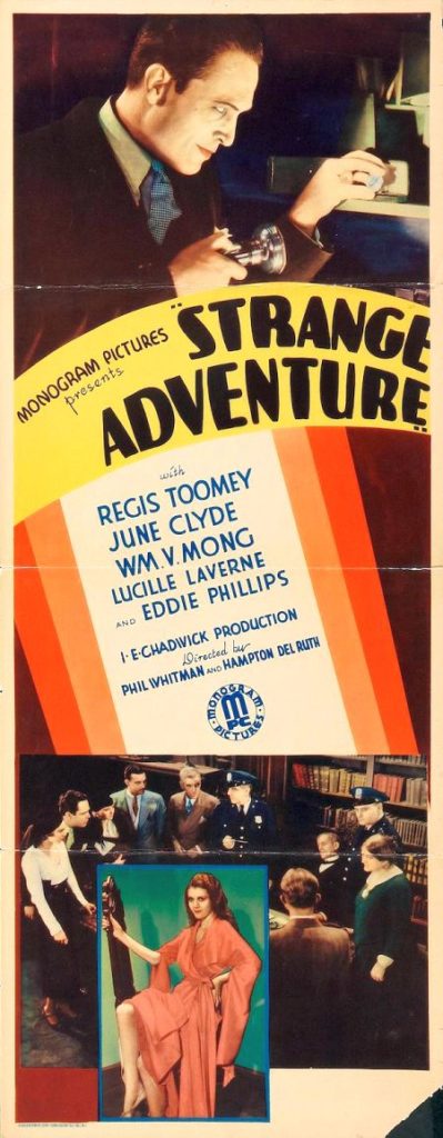 Poster for the movie A Strange Adventure