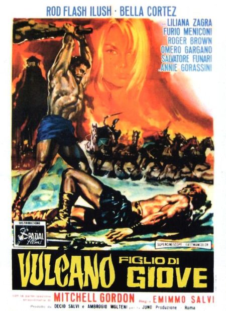 Poster for the movie Vulcano, figlio di Giove