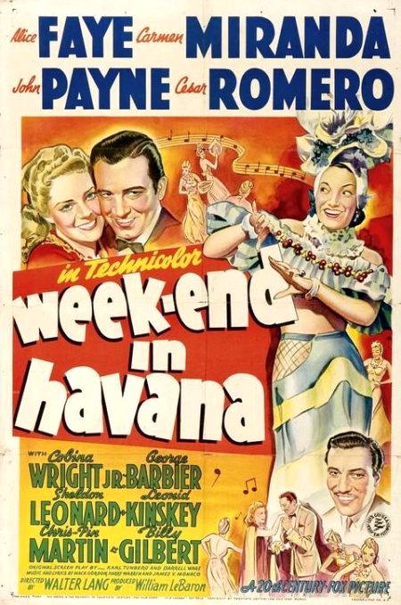 Poster for the movie Week-End in Havana