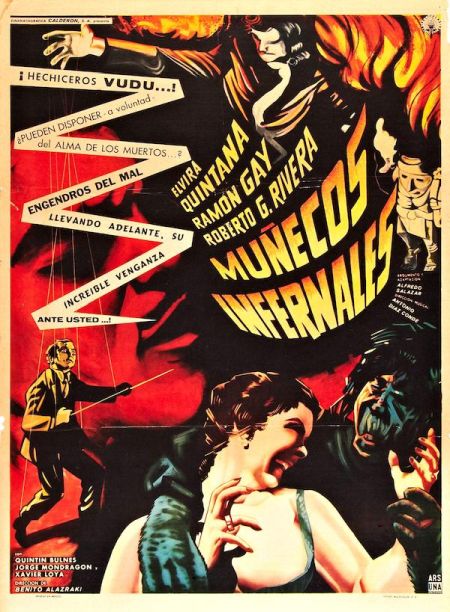 Poster for the movie Muñecos infernales