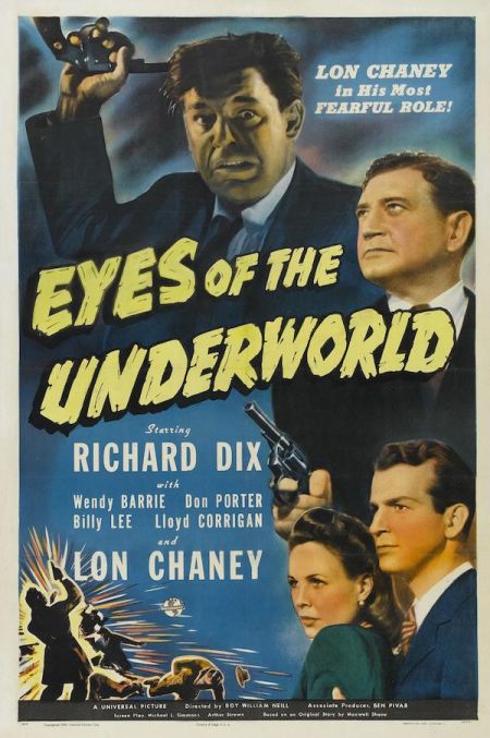 Poster for the movie Eyes of the Underworld