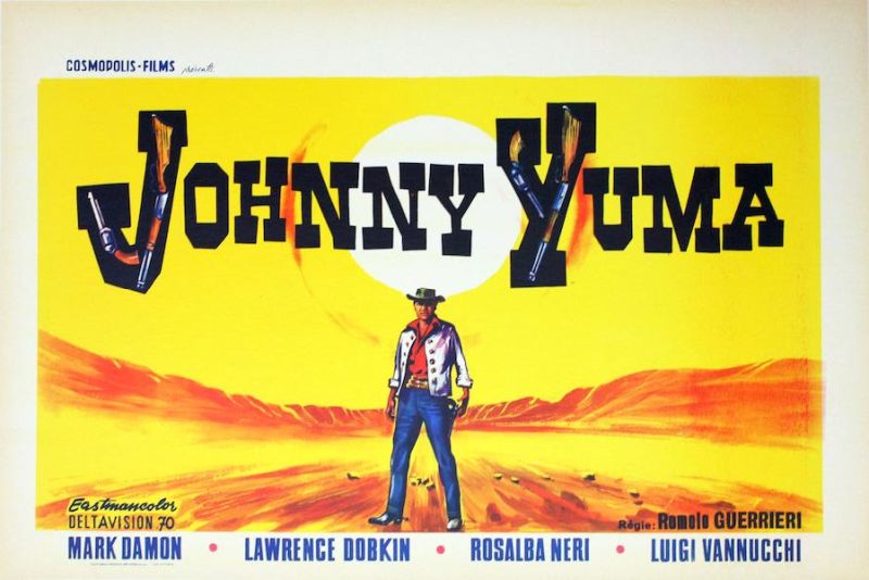 Half sheet for the movie Johnny Yuma