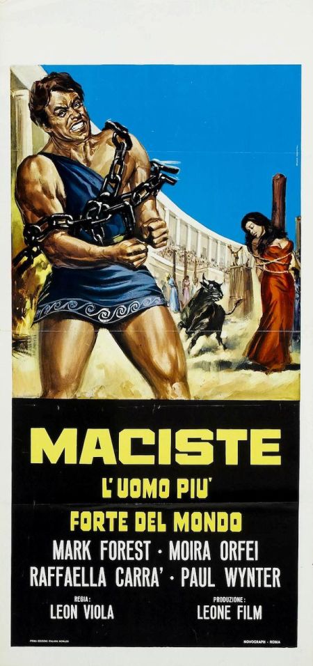 Poster for the movie Maciste, l'uomo più forte del mondo