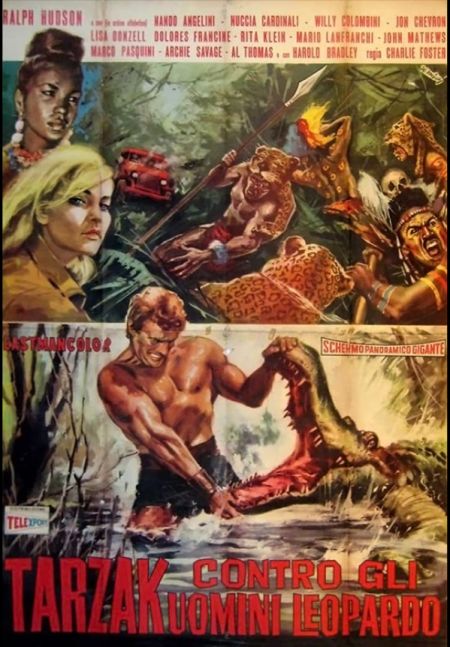 Poster for the movie Tarzak contro gli uomini leopardo