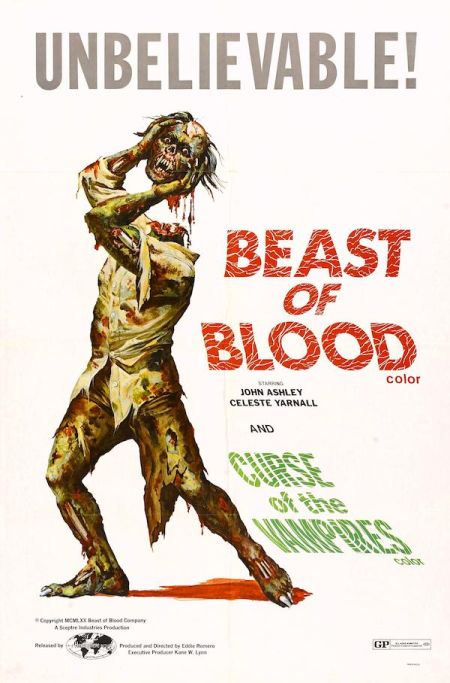 Poster for the movie Beast of Blood