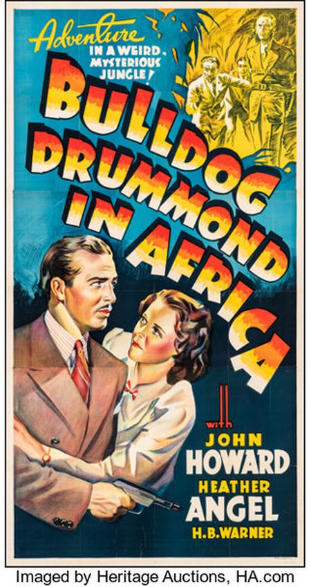 Poster for the movie Bulldog Drummond in Africa