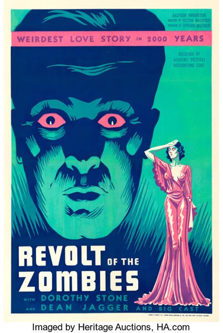 Poster for the movie Revolt of the Zombies