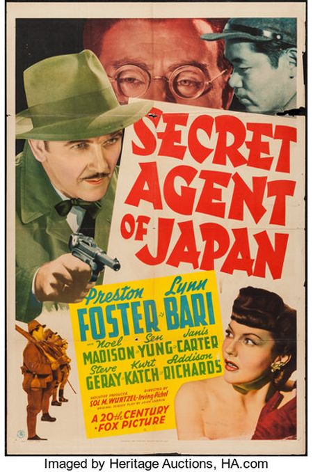 Poster for the movie Secret Agent of Japan