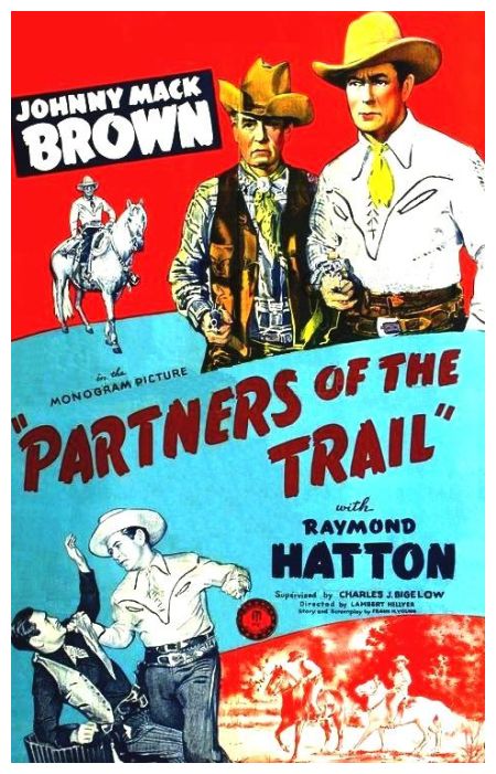 Poster for the 1944 movie Partners of the Trail