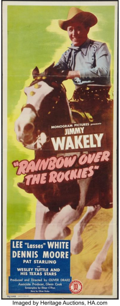 Poster for the movie Rainbow over the Rockies
