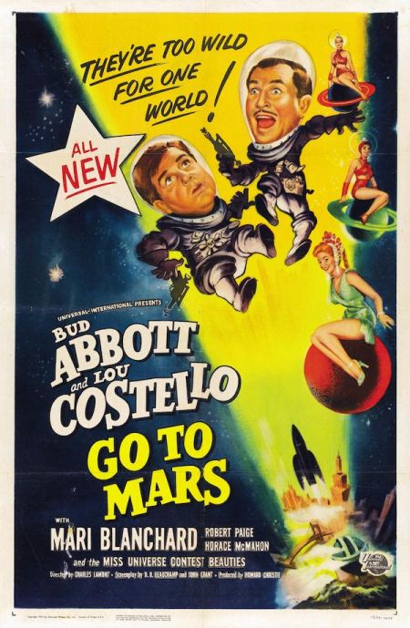 Poster for the movie Abbott and Costello Go to Mars