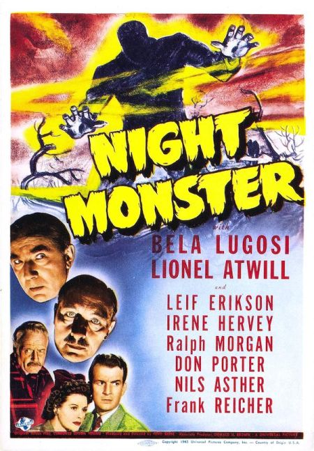 Poster for the movie Night Monster