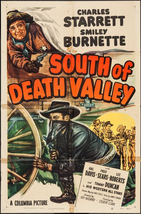 Poster for the movie South of Death Valley. Image courtesy Heritage Auctions.