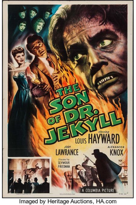 Poster for the movie The Son of Dr. Jekyll