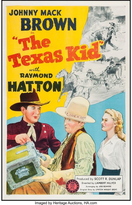 Poster for the movie The Texas Kid