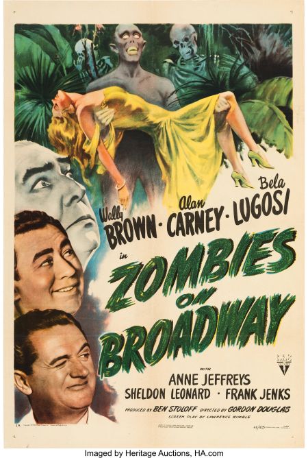 Poster for the movie Zombies on Broadway