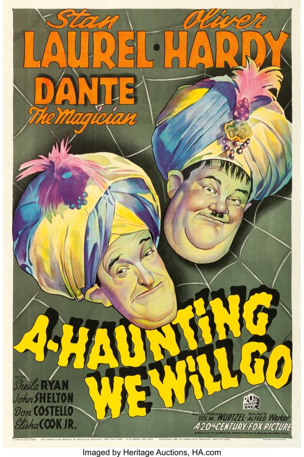 Poster for the movie A-Haunting We Will Go