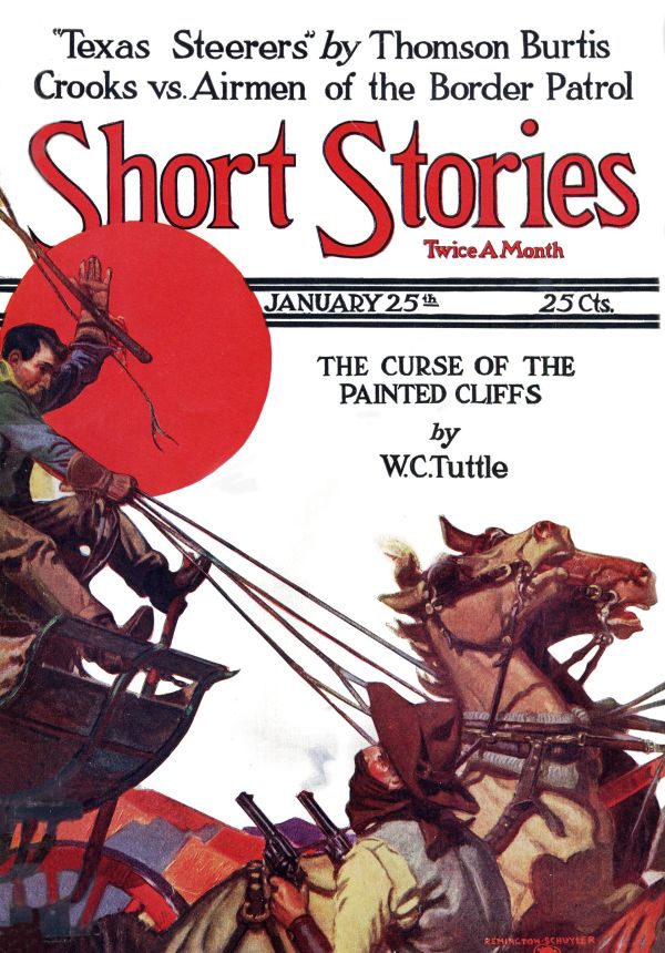Cover for the January 25, 1923, issue of Short Stories magazine.