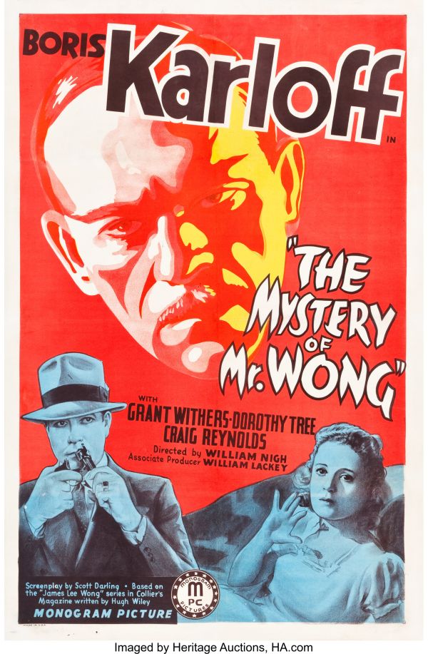 Poster for the movie The Mystery of Mr. Wong