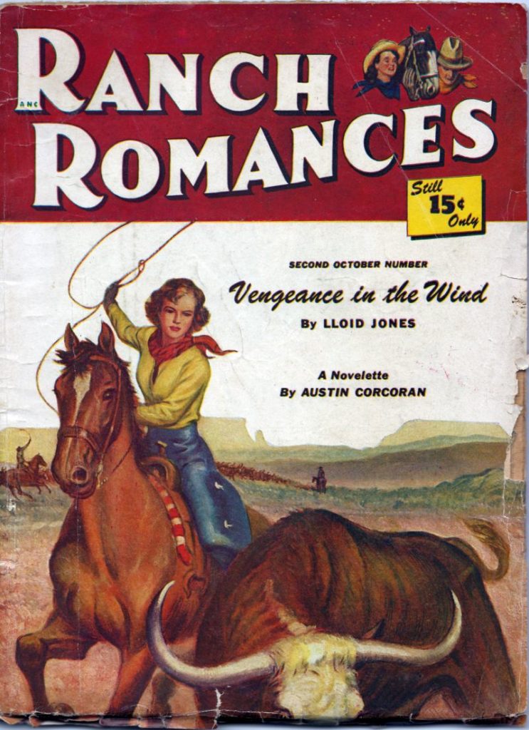 Cover for the 2nd October Number, 1949, issue of Ranch Romances