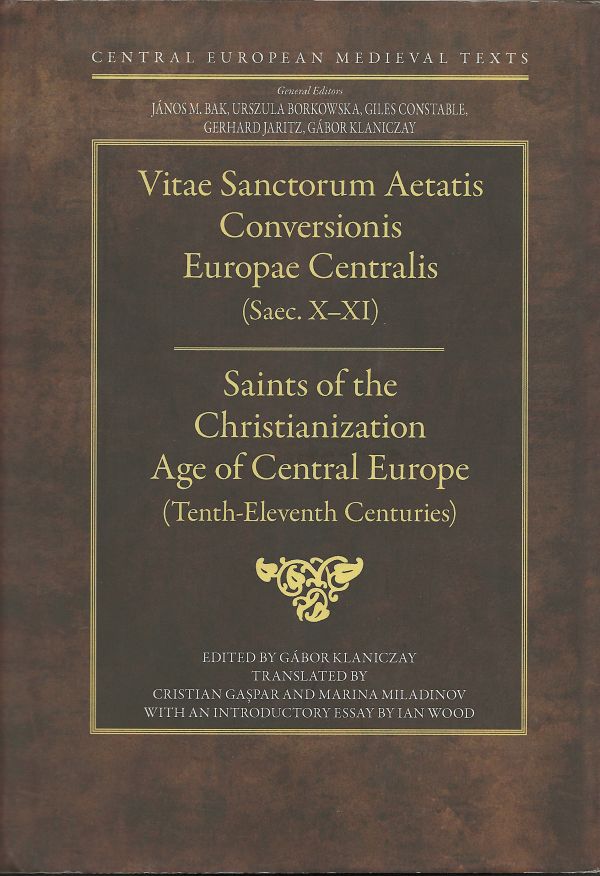 Cover of the dust jacket for the book Saints of the Christianization Age of Central Europe