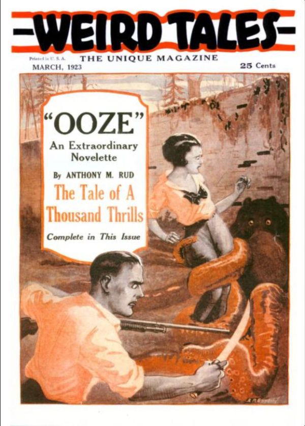 Cover for the March 1923 issue of Weird Tales