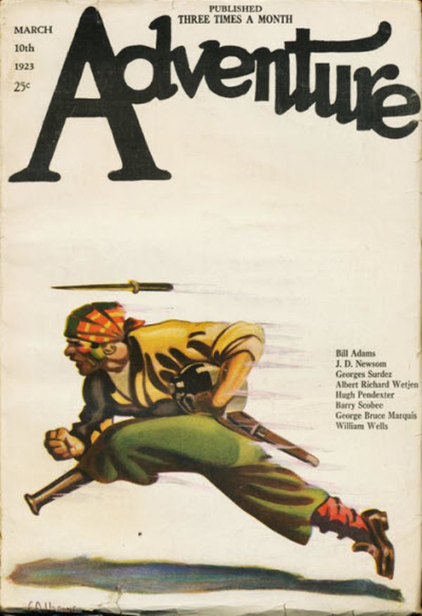 Wednesday Pulp: Adventure, March 10, 1923