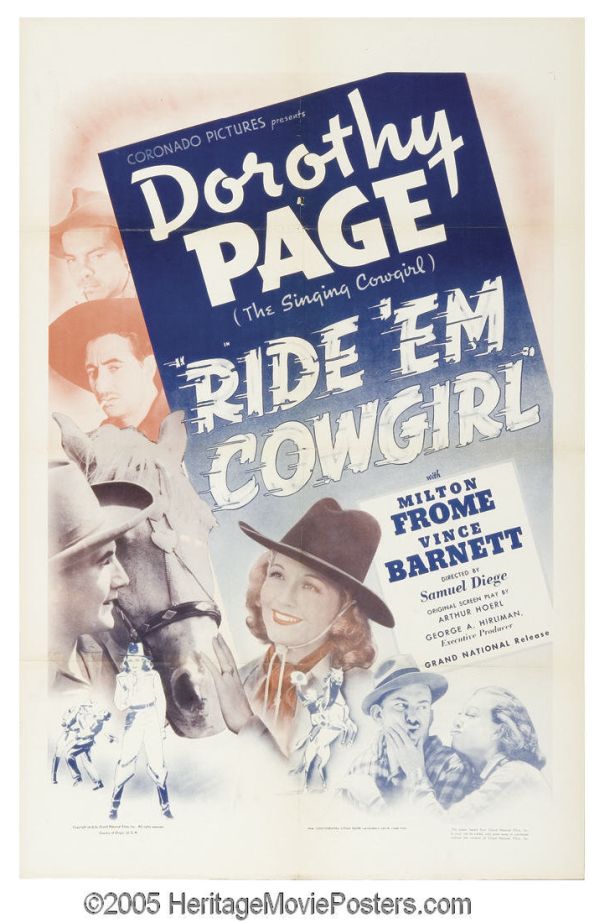 Ride ‘Em Cowgirl (1939)