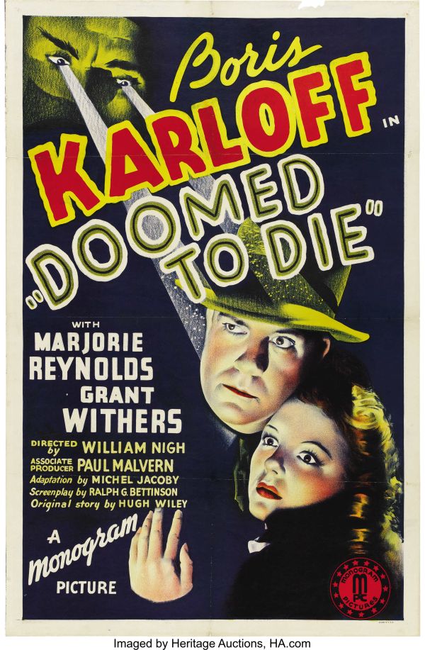 Poster for the movie Doomed to Die