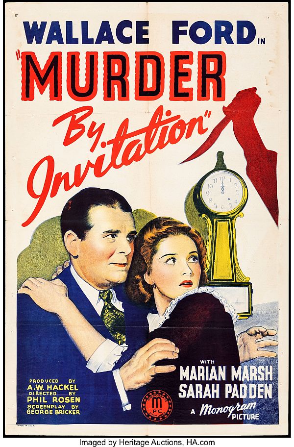 Poster for the movie Murder by Invitation