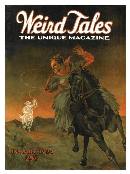 Cover of Weird Tales, January 1924