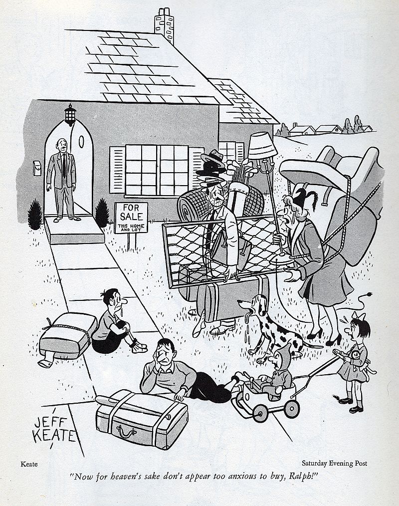 1947 cartoon by Jeff Keate