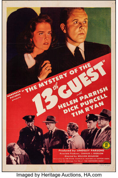 Poster for the move The Mystery of the 13th Guest