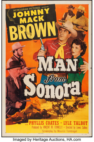 Poster for the movie Man from Sonora.