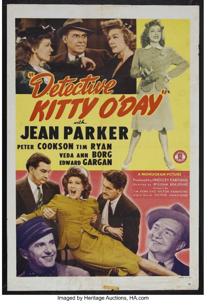 Poster for the movie Detective Kitty O'Day