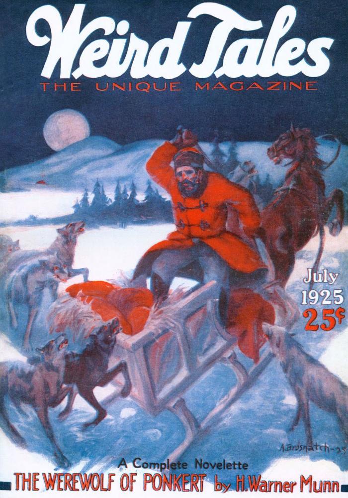 Cover of the July 1925 issue of Weird Tales
